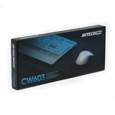 AVTECH PRO cw603 simsiz klaviatura va sichqoncha (qora)